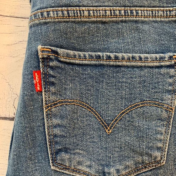 Levi’s 721 Organically Distressed High Rise Skinny Jeans - Picture 6 of 12